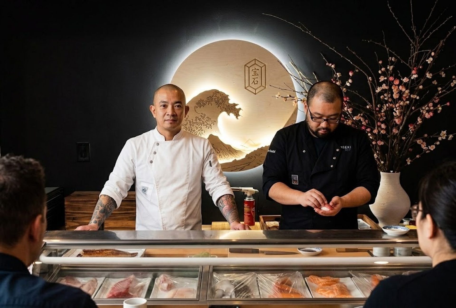 The artisans behind the bar