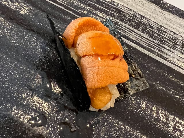Uni Japanese - Sea Urchin Nigiri.