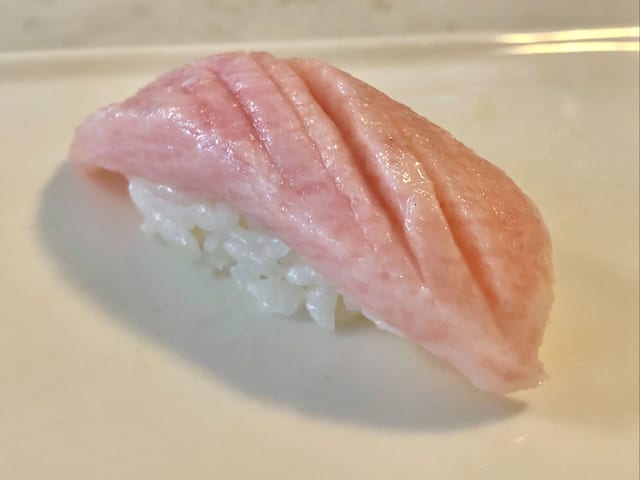 Otoro - Fattiest Tuna Nigiri.