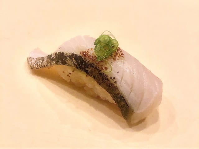 Baby Sawara - Sagoshi Nigiri.