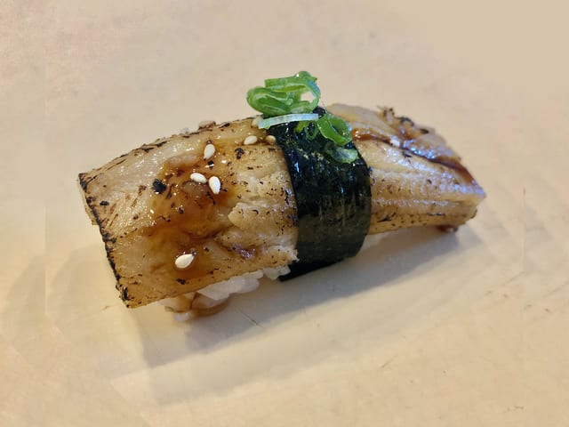 Anago - Saltwater Eel Nigiri.