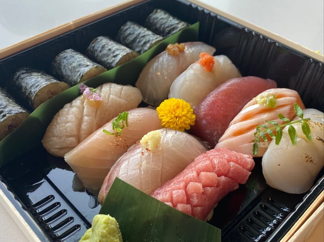 Sushi & Maki + Miso Soup.