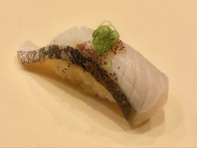 Sawara - Spanish Mackerel Nigiri.