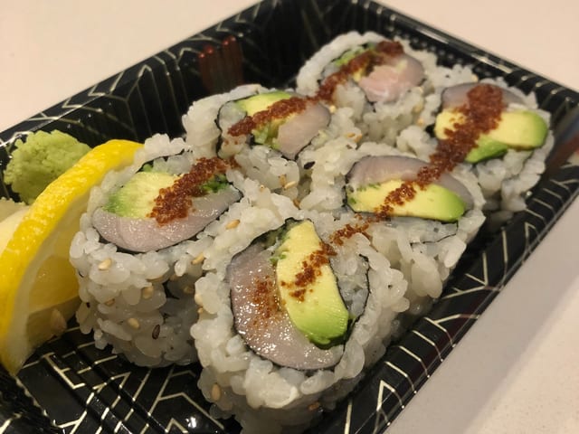 BC Tuna Avocado Onion Roll.