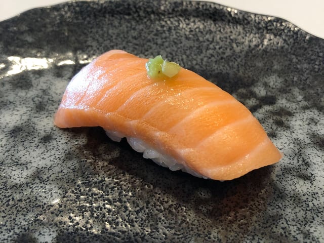 King Syake - King Salmon Nigiri.