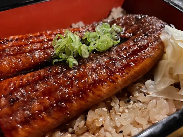 Unagi Don + Miso Soup.