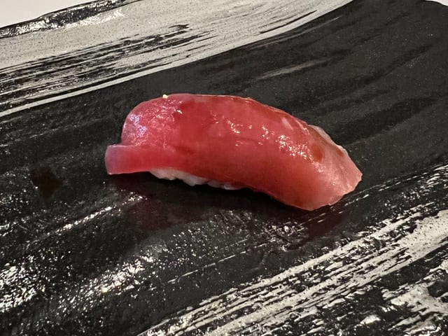 Akami Maguro - Bluefin Tuna Nigiri.