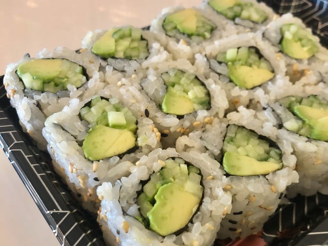 Cucumber Avocado Roll.
