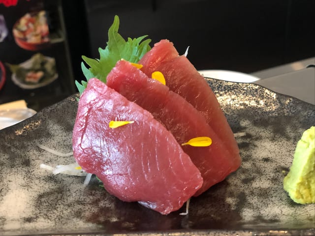Akami Maguro - Bluefin Tuna Sashimi.